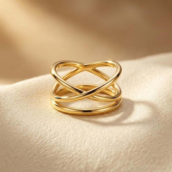 Gold Minimalist Wrap Ring | Amelia